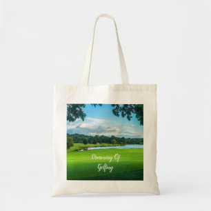 Der Sommer auf dem Golfplatz Tragetasche