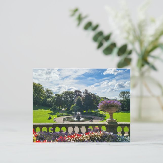 Der Sommer im Park Postkarte (Stehend Vorderseite)