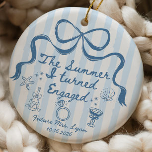 Der Sommer, in dem ich mich verlobte - Weihnachtsb Keramik Ornament