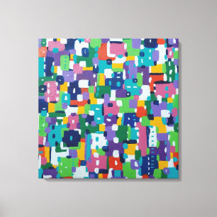 Der Sommer in der Stadt Leinwanddruck