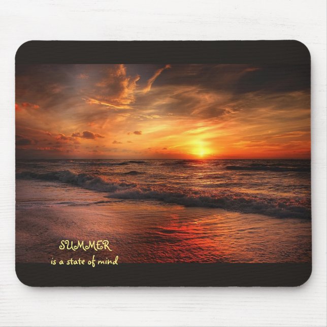 Der SOMMER ist ein Staat des Geistes Mousepad (Vorne)