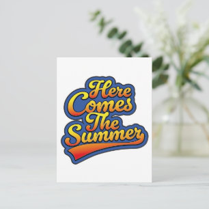Der Sommer kommt Feiertagspostkarte