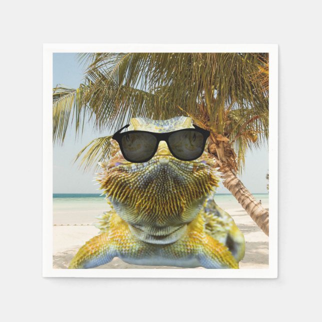 Der Sommer kommt Serviette (Vorderseite)