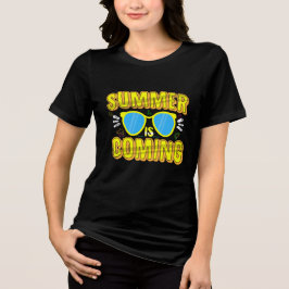 Der Sommer kommt T-shiet Tri-Blend Shirt