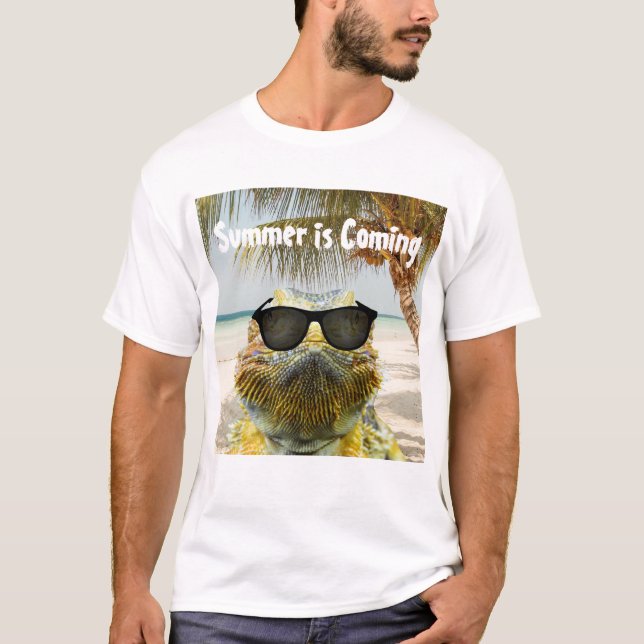 Der Sommer kommt T-Shirt (Vorderseite)
