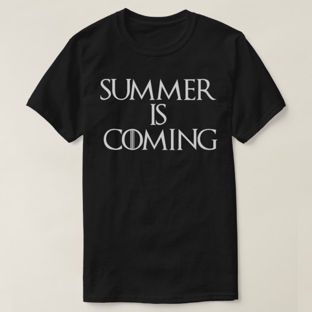 Der Sommer kommt T-Shirt (Design vorne)