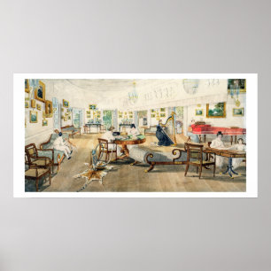 Der Sommer-Raum im Haus des Künstlers in Patna, Poster