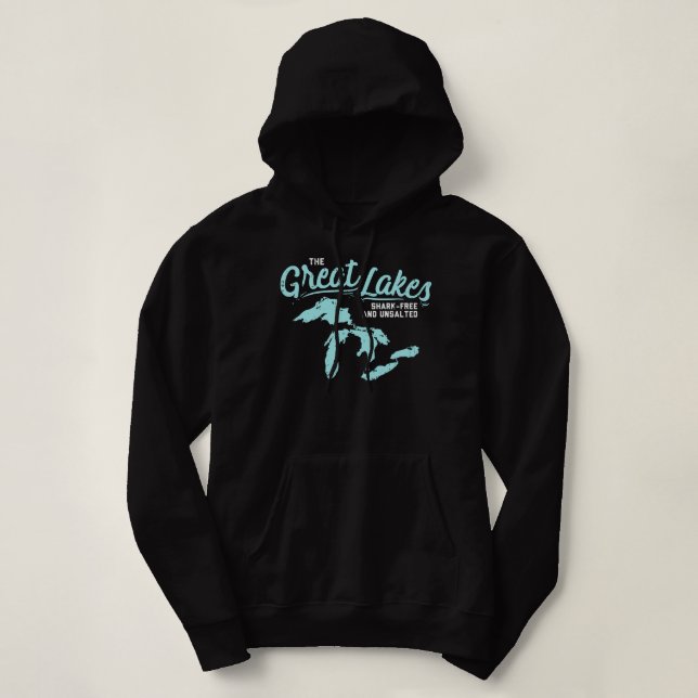 Der Sommer Vac der Großen Seen ist frei und unsalz Hoodie (Design vorne)