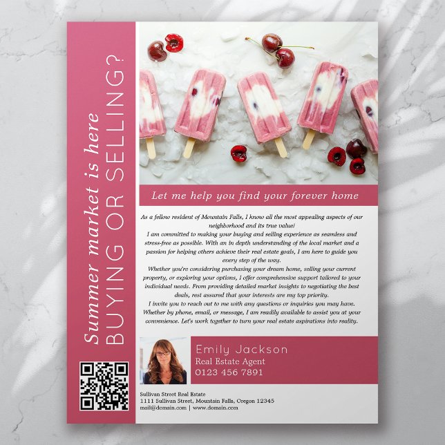 Der Sommermarkt ist hier Real Anwesen Marketing Flyer (Von Creator hochgeladen)