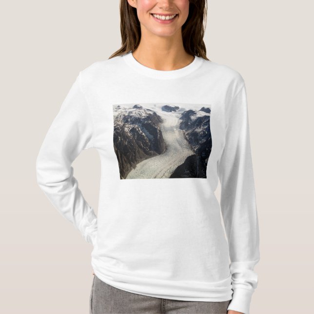 Der Sondrestrom-Gletscher in Grönland T-Shirt (Vorderseite)