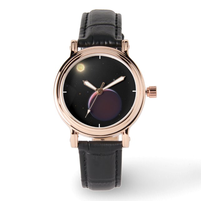 Der sonnenähnliche Star Kepler 51 & Drei Riesenpla Armbanduhr (Vorderseite)