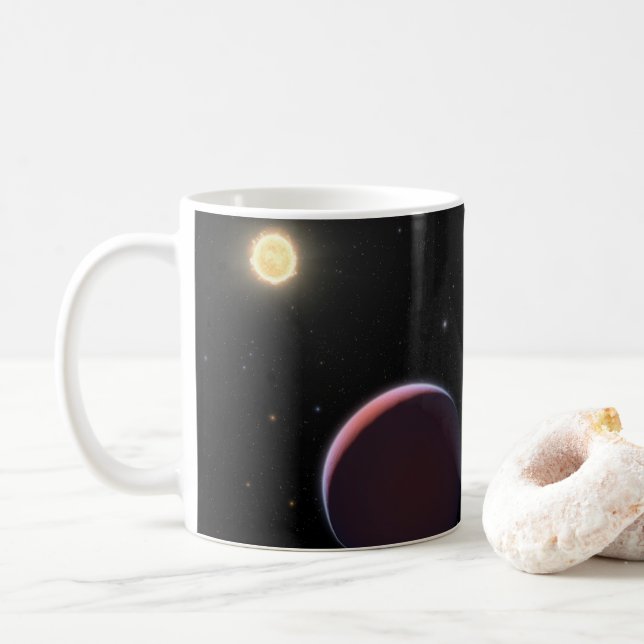 Der sonnenähnliche Star Kepler 51 & Drei Riesenpla Kaffeetasse (Mit Donut)