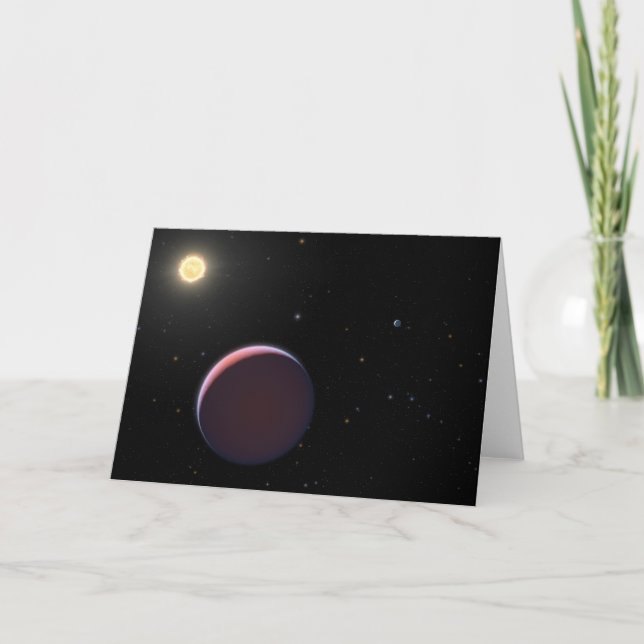 Der sonnenähnliche Star Kepler 51 & Drei Riesenpla Karte (Vorderseite)