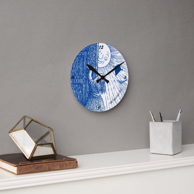 Der Sonneneingang in der Uhr gelassen (Büro)