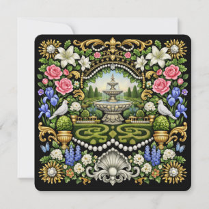 Der Sonnengarten im Stil von Versailles  Einladung