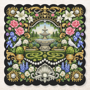 Der Sonnengarten im Stil von Versailles  Untersetzer