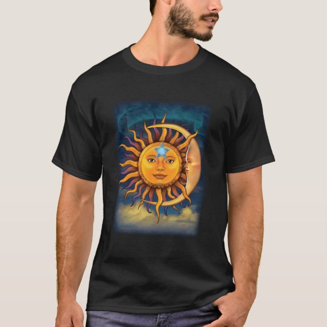 Der Sonnenmond des Berges T-Shirt (Vorderseite)