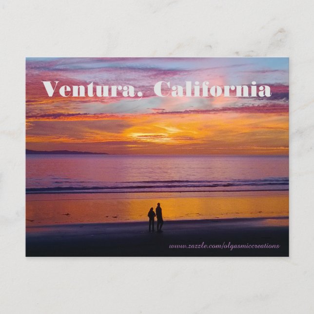 Der Sonnenuntergang, der mich zum Weinen brachte Postkarte (Vorderseite)