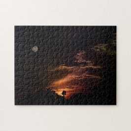 "Der Sonnenuntergang des Mondes" Puzzle