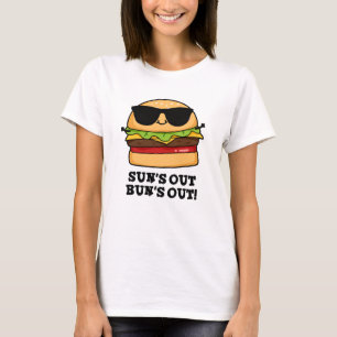 Der sonnenverwöhnte Sommer-Burger-Pun T-Shirt