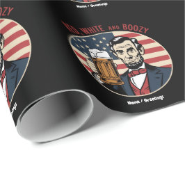 Der sonnige 4. Juli Red White und Boozy Geschenkpapier