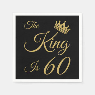 Der sonnige 60. Geburtstag für Männer Serviette