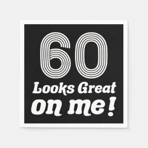 Der sonnige 60. Geburtstag für sie Serviette