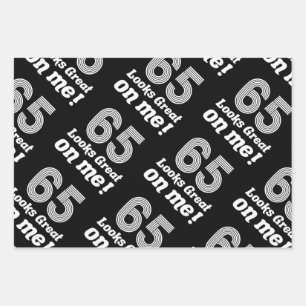 Der sonnige 65. Geburtstag für sie Geschenkpapier Set