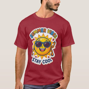 Der sonnige Blick Fühl-dich-gut-Sommer-T-Shirt T-Shirt