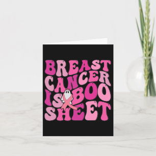 Der sonnige Brustkrebs ist der Booblatt Ghost Pink Karte