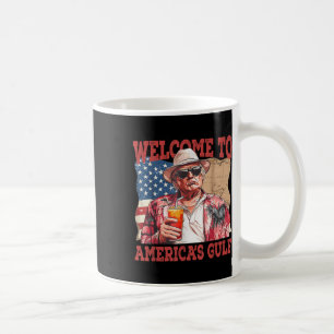 Der sonnige Golf von USA Trump im Golf von Amerika Kaffeetasse