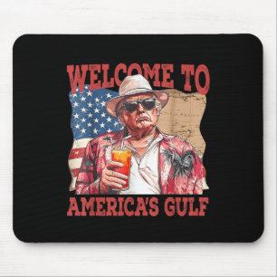 Der sonnige Golf von USA Trump im Golf von Amerika Mousepad