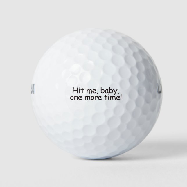 Der sonnige Golfball für jeden Golfer (Vorderseite)
