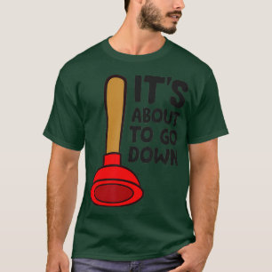 Der sonnige Klempner überquert seine Abfahrt T-Shirt
