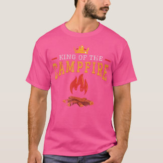 Der sonnige König des Campfire-Shirts für das Outd T-Shirt
