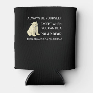 Der sonnige Polar Bär ist immer Ihr Selbstbär. Dosenkühler