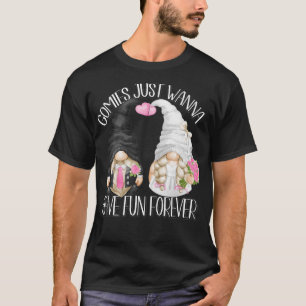 Der sonnige Polterabend macht Niedliche Gnome für  T-Shirt