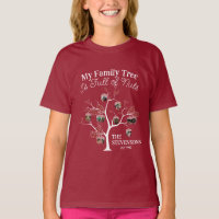 Der sonnige Red Picture Family Tree ist voller Nut