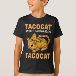 Der sonnige Tacocat, der sich rückwärts ausbreitet T-Shirt