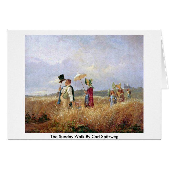 Der Sonntags-Weg durch Carl Spitzweg (Vorderseite (Horizontal))