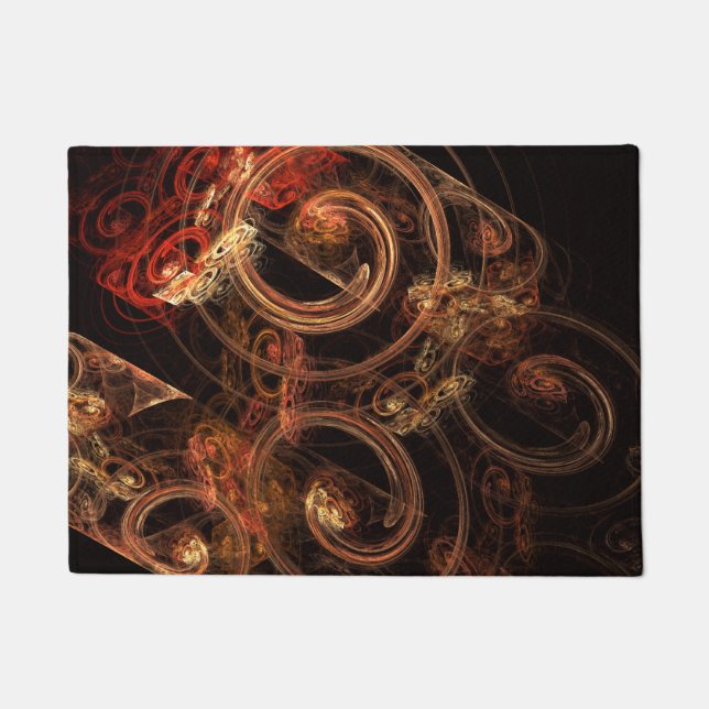 Der Sound der Abstrakten Musikkunst Fußmatte (Vorderseite)