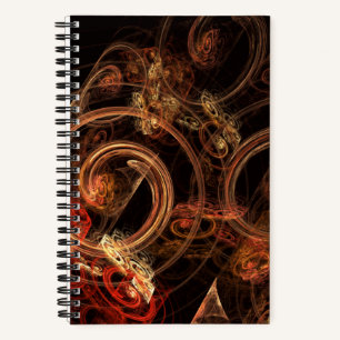 Der Sound der Abstrakten Musikkunst Notizbuch