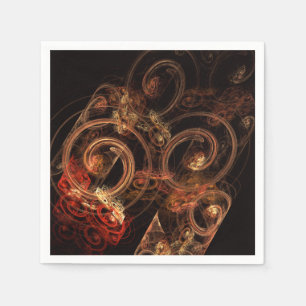 Der Sound der Abstrakten Musikkunst Serviette