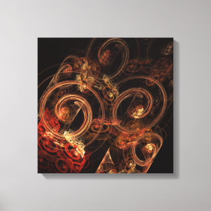 Der Sound der Abstrakten Quad Canvas Print Leinwanddruck
