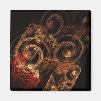 Der Sound der Musik Abstrakt Art Square Magnet