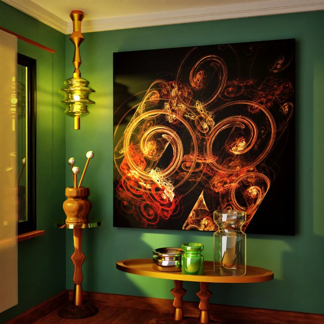 Der Sound der Musik Abstrakt umhüllte Canvas Print Leinwanddruck (The Sound of Music Abstract Wrapped Canvas Print)