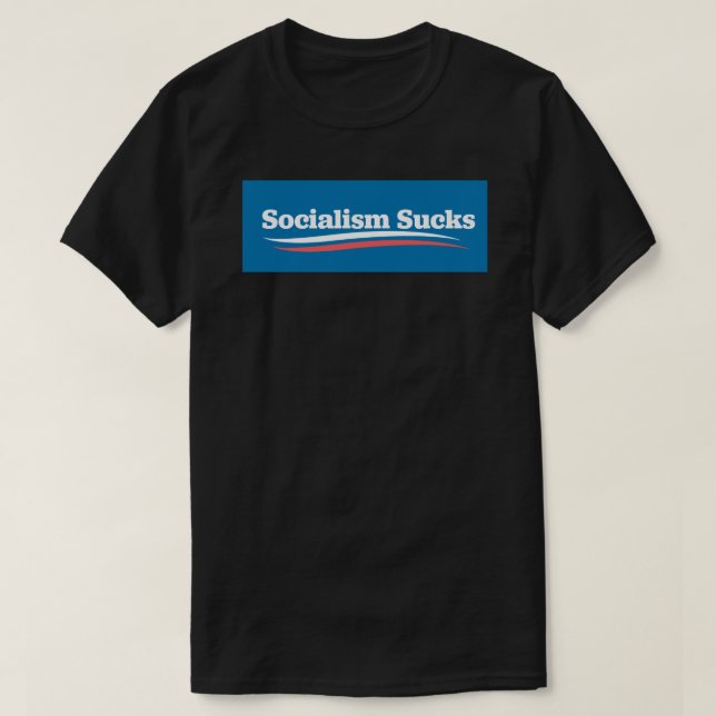 Der Sozialismus Sind zum Kotzen antikommunistische T-Shirt (Design vorne)