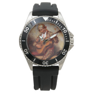 Der spanische Gitarrist (von Pierre-August Renoir) Armbanduhr
