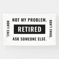 Der Spaß der Funny Retirement Gag nicht mein Probl