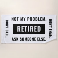 Der Spaß der Funny Retirement Gag nicht mein Probl